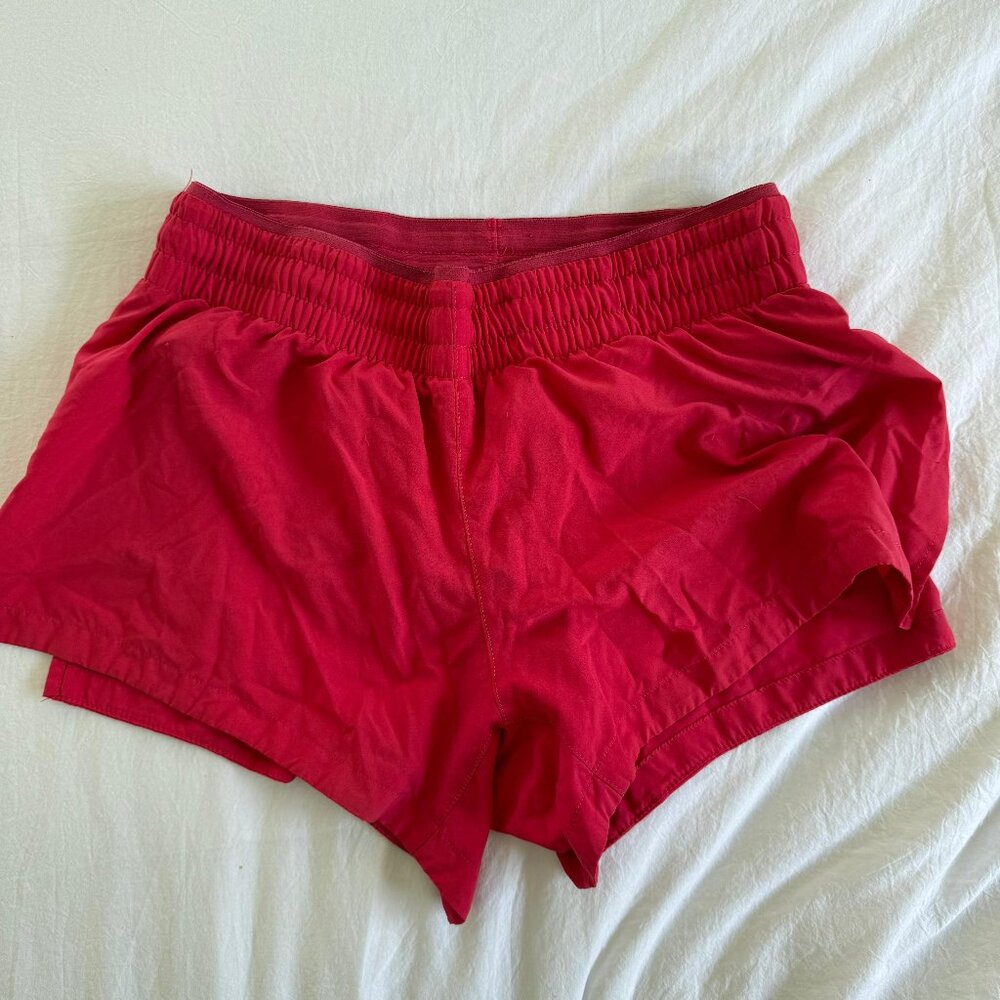 Red Shorts Size Small fabletics
